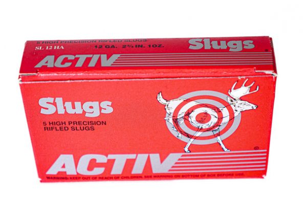 Activ Precision Rifled Slugs 12ga (2 3/4" Shell / 1 Oz Shot) - 5 Pack