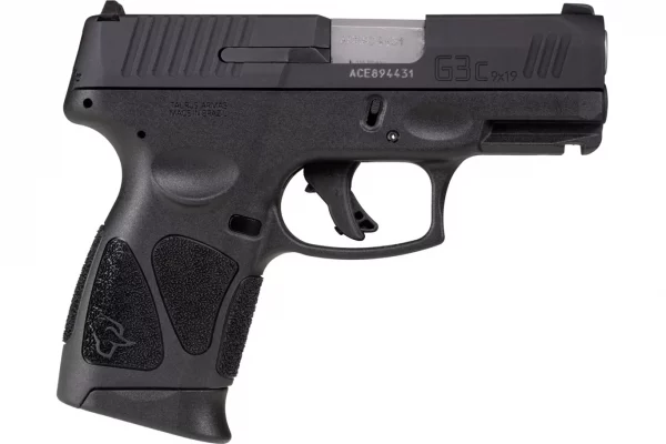 TAURUS G3C Tenifer Matte Black 9mm Luger Compact 12 Rds. Non-Manual Safety Pistol