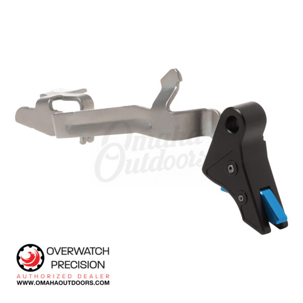 Overwatch Precision DAT V2 Trigger For Glock 17 / 19 Gen 3 / 4 Black / Blue