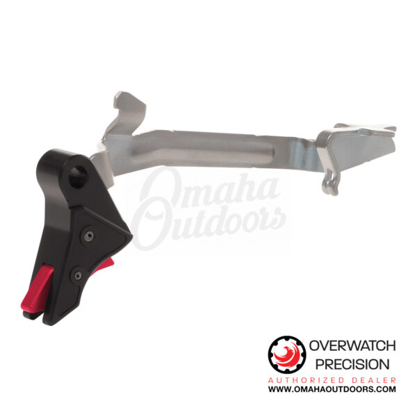 Overwatch Precision DAT V2 Trigger For Glock 17 / 19 Gen 3 / 4 Black / Red - Image 2