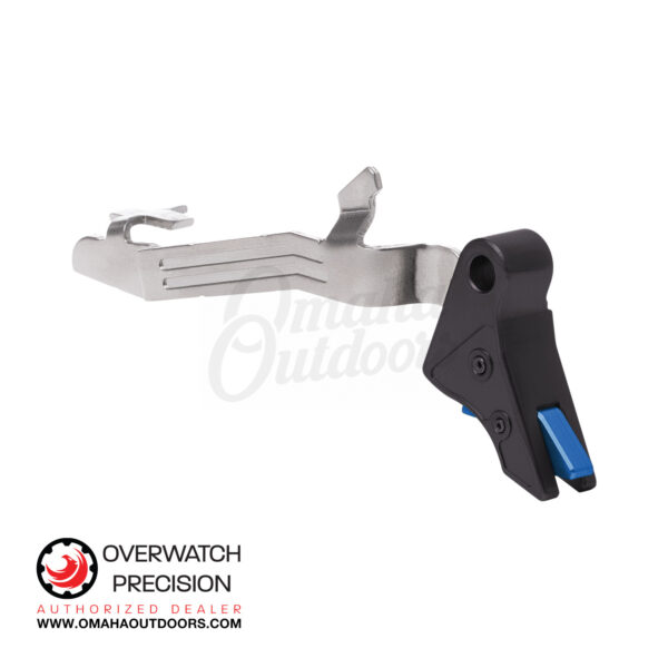 Overwatch Precision DAT V2 Trigger For Glock 43 Black / Blue