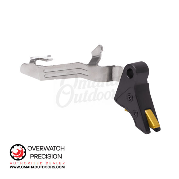 Overwatch Precision DAT V2 Trigger For Glock 43 Black / Gold