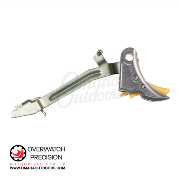 Overwatch Precision FALX Trigger For Glock 17 / 19 Gen 3/4 Gray / Gold