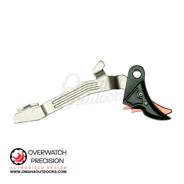 Overwatch Precision FALX Trigger For Glock 43X Black / Red