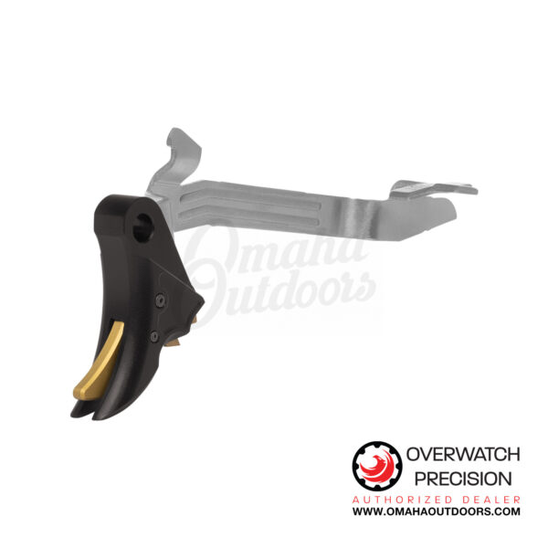Overwatch Precision FALX Trigger Glock Gen 5 Black / Gold - Image 2