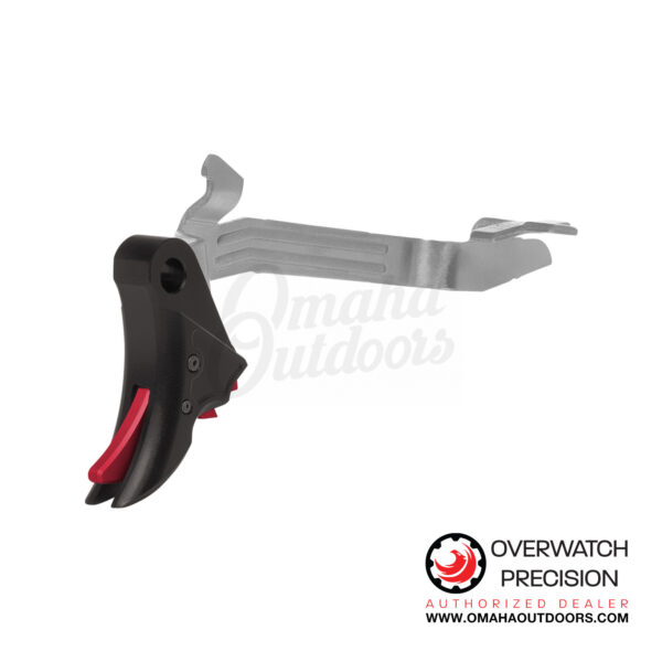 Overwatch Precision FALX Trigger Glock Gen 5 Black / Red - Image 2