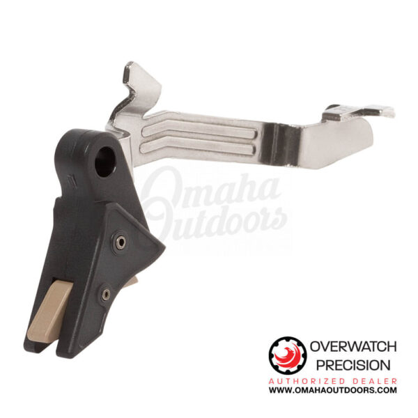 Overwatch Precision Poly DAT Trigger Glock 42 Black / FDE - Image 2