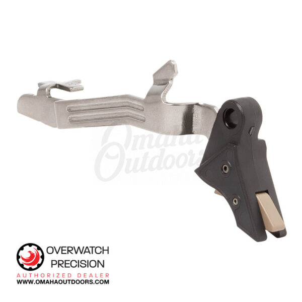 Overwatch Precision Poly DAT Trigger Glock 42 Black / FDE