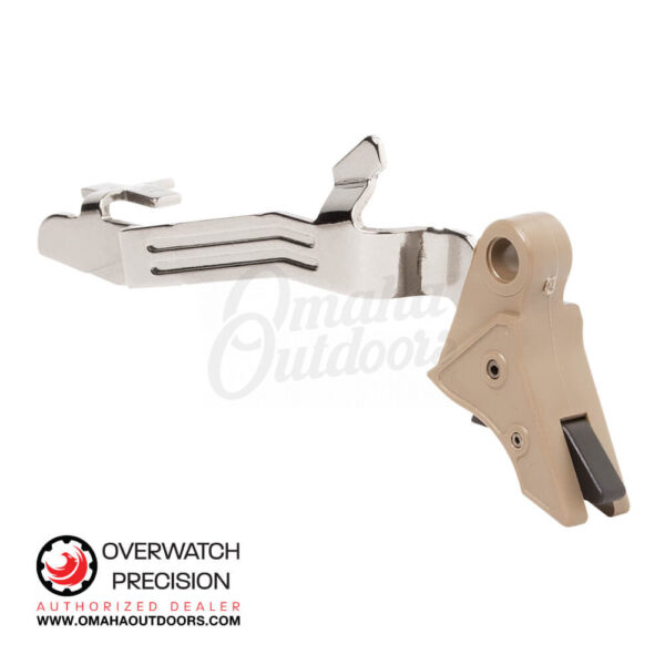 Overwatch Precision Poly DAT Trigger Glock 42 FDE / Black