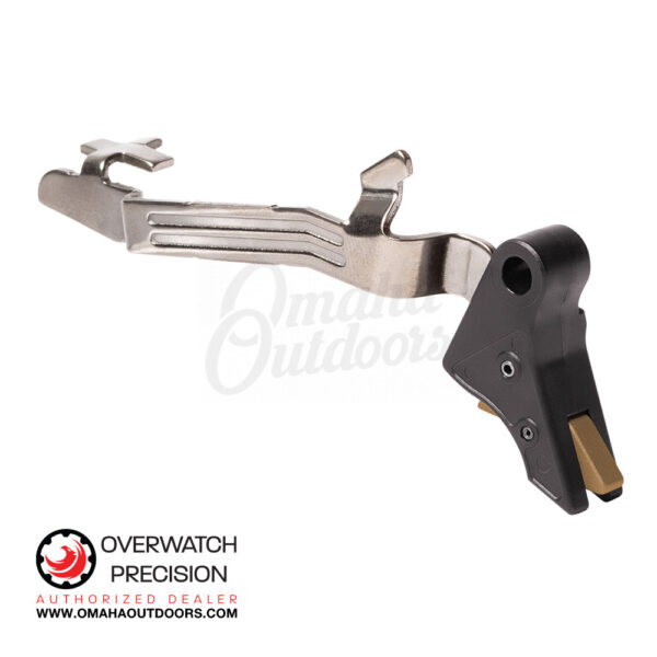 Overwatch Precision PolyDAT Trigger For Glock 43 43X 48 Black / Burnt Bronze