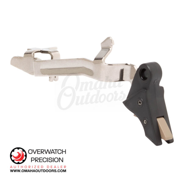 Overwatch Precision Polymer DAT Trigger Glock 19 Gen 3/4 Black / FDE
