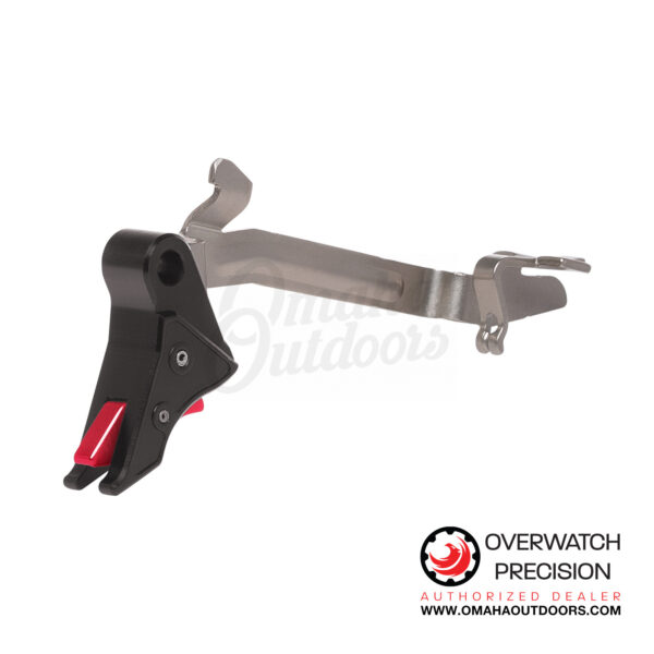 Overwatch Precision TAC for Glock Gen 1-4 Black / Red - Image 2