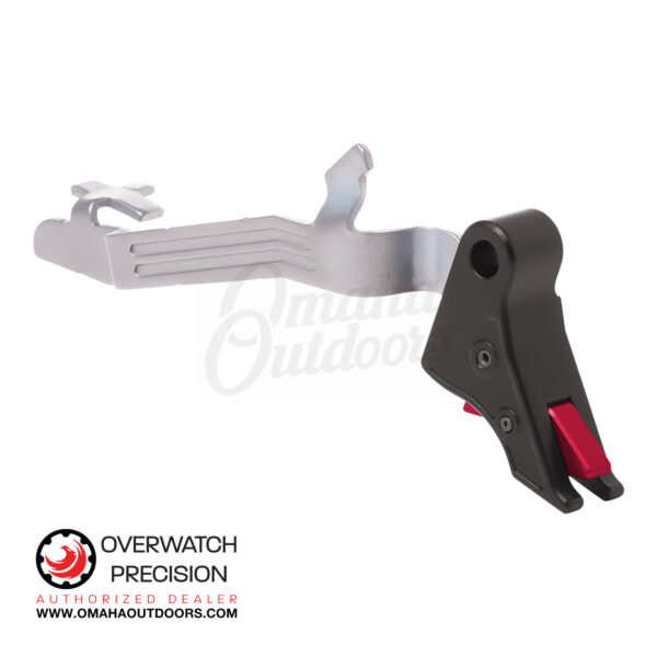 Overwatch Precision TAC Trigger For Glock 43 Black / Red
