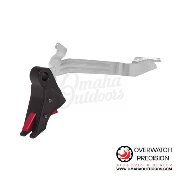 Overwatch Precision TAC Trigger Glock 19 Gen 5 Black / Red - Image 2